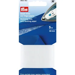 Prym Saumvlies mit Trägerpapier zum Einbügeln 20mm weiß