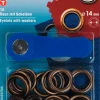 Prym Ösen mit Scheiben messing Ø14mm 10 Stück