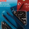 Prym Ösen mit Scheiben messing Ø4mm 50 Stück