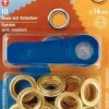 Prym Ösen und Scheiben MS goldfarbig 14,0 mm