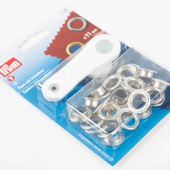 Prym Ösen und Scheiben MS silberfarbig 11,0 mm
