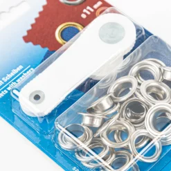 Prym Ösen und Scheiben MS silberfarbig 11,0 mm