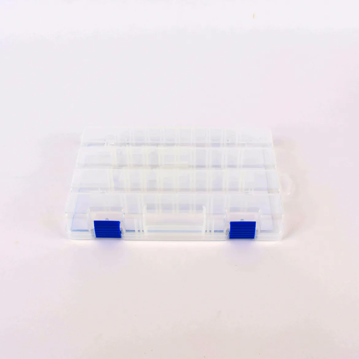 Prym Stick Box leer Kunststoff transparent 28x18x4,5cm