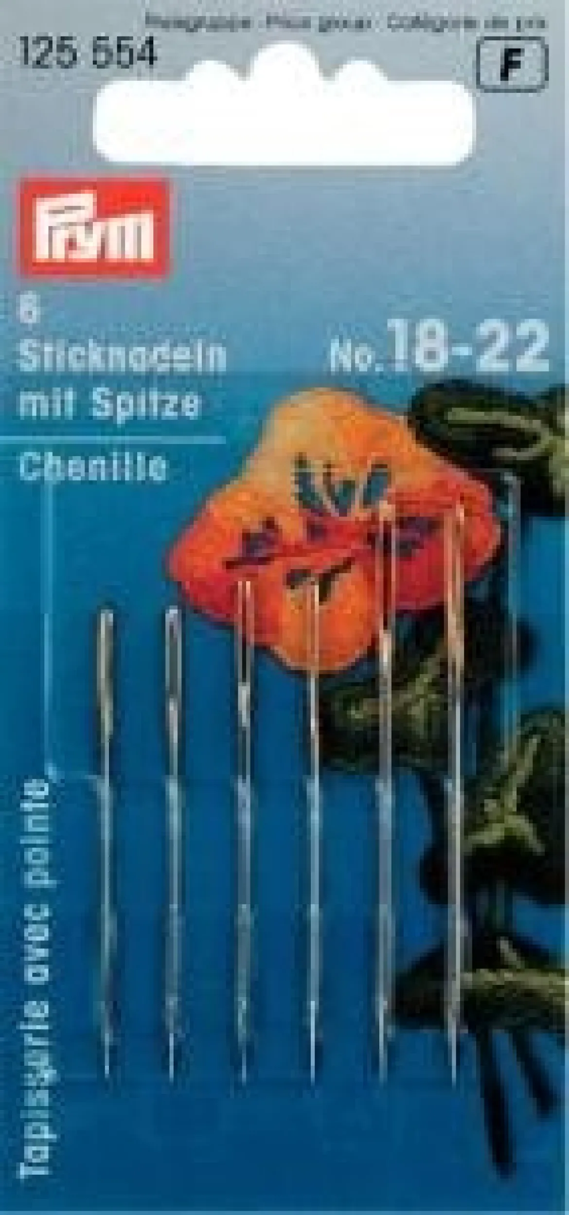 Prym Sticknadeln mit Sp. ST 18-22 silberfarbig