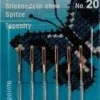 Prym 6 Sticknadeln ohne Sp. ST 20 silberfarbig 1,00x43mm