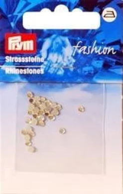 Prym Strasssteine lose silberfarbig 30Stück 3mm
