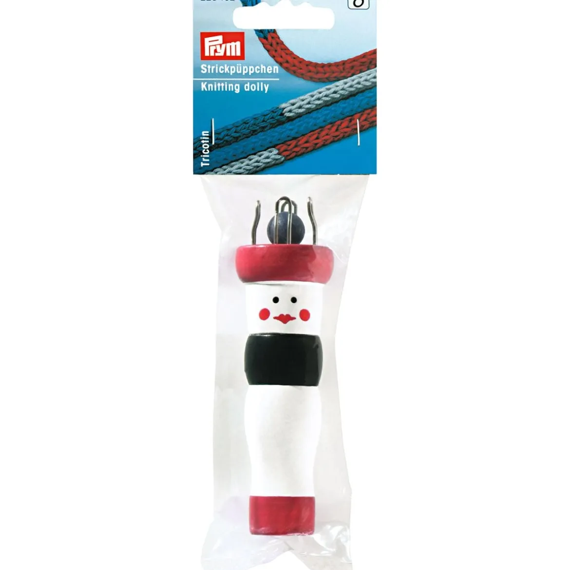 Prym Strickliesel mit Nadel Holz 10x3cm