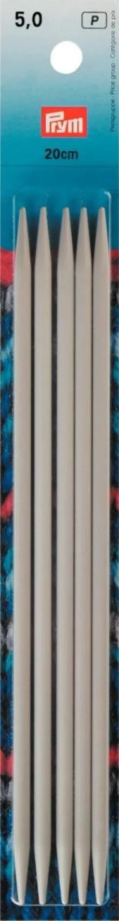 Prym Stricknadeln ALU 4 Stück grau Länge: 20cm Ø5mm