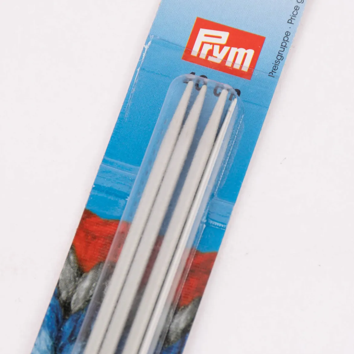 Prym Stricknadeln aus ALU für Strümpfe 4 Stück grau Länge: 40cm Ø2,5mm