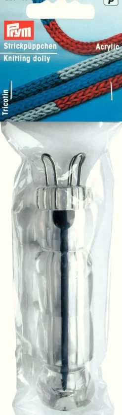 Prym Strickpüppchen Acryl transparent Länge: 11,5cm