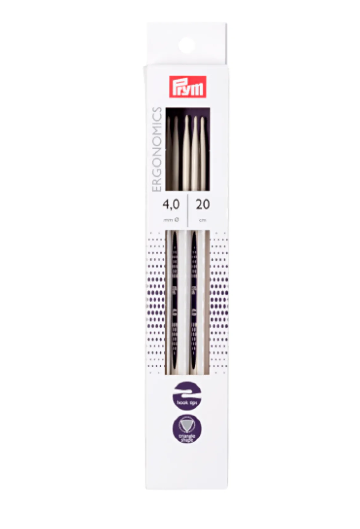 Prym Strumpf Stricknadeln Ergonomics 5 Stück Länge: 20cm Ø: 4mm
