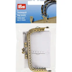 Prym Taschenverschluss Fiona Metall altmessing 8,5x5,5cm