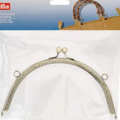 Prym Taschenverschluss Rebecca Metall altmessing 20,5x12,5cm