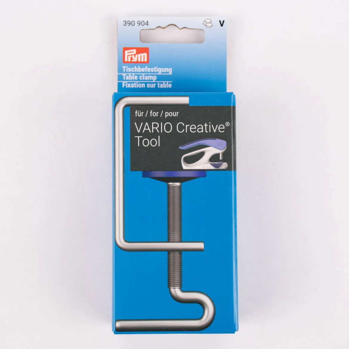 Prym Tischbefestigung für VARIO Creative ® Tool Metall silber 9,1x4,5x2cm