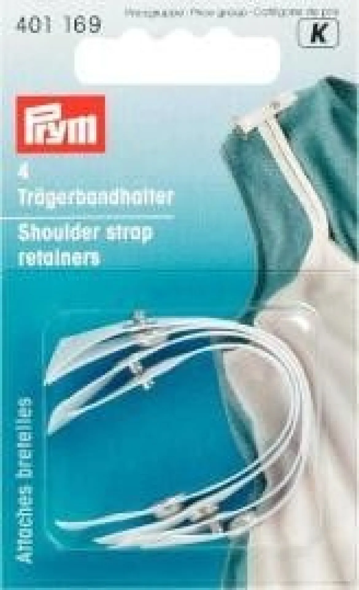 Prym 4 Trägerbandhalter Trägerhalter weiß