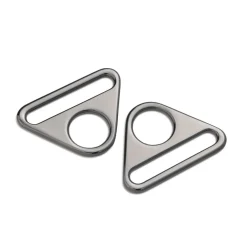 Prym Triangel-Ringe mit Steg gunmetal 40mm