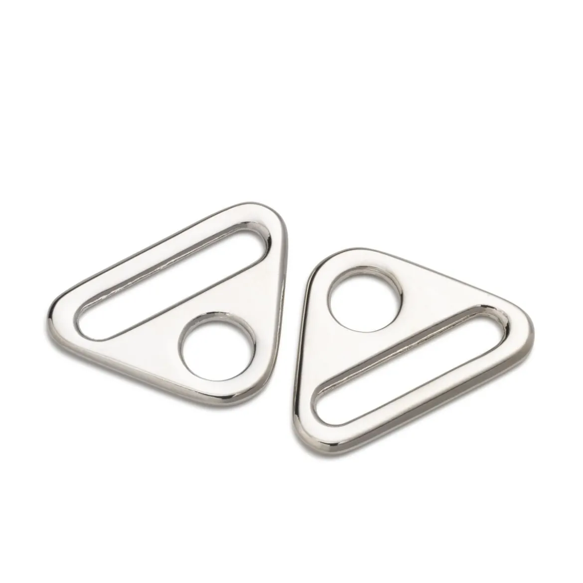 Prym Triangel-Ringe mit Steg silberfarbig 25mm