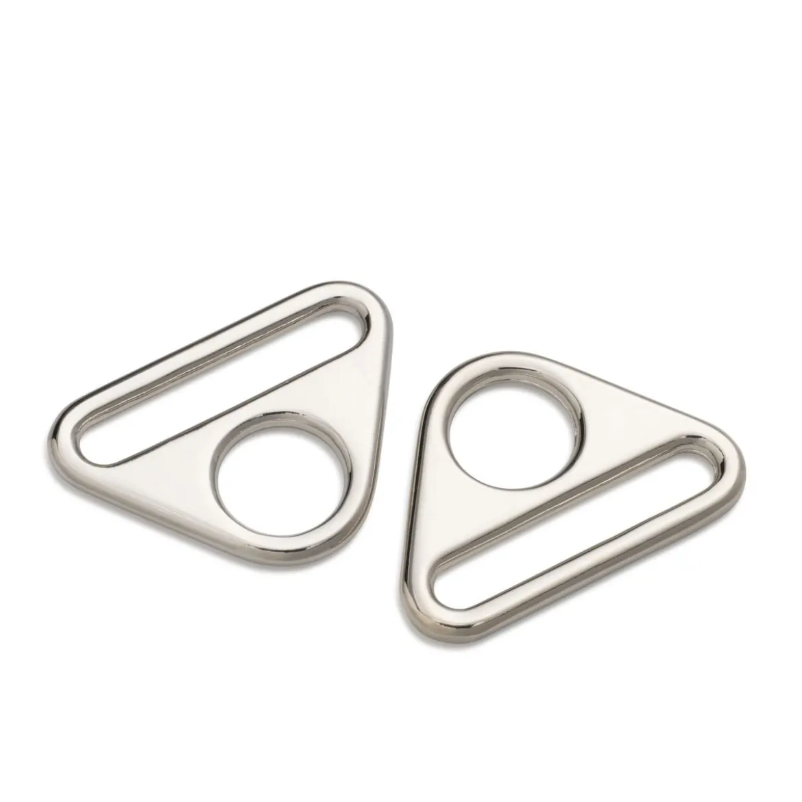 Prym Triangel-Ringe mit Steg silberfarbig 30mm