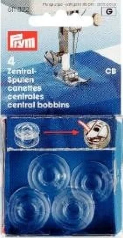 Prym 4 Zentralspulen Nähmaschinenspulen KST CB