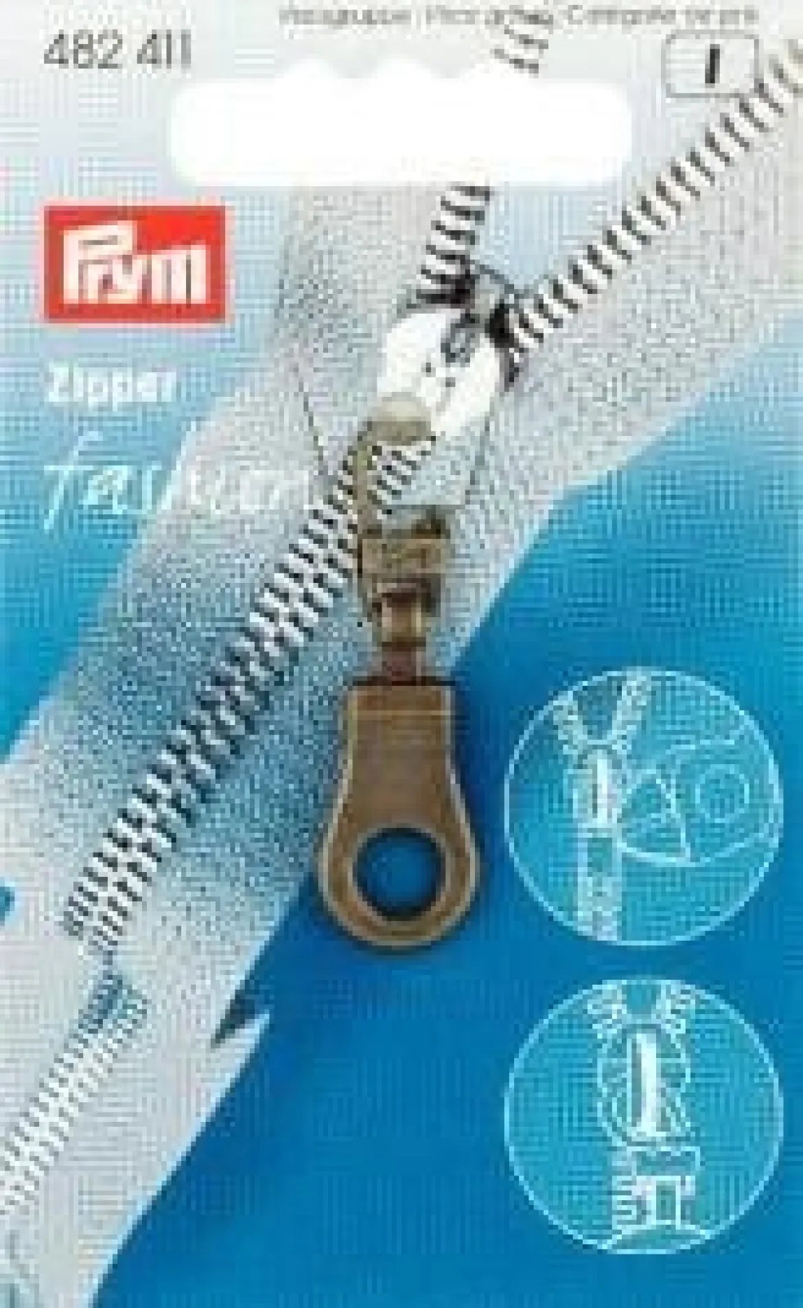 Prym Zipper Öse altmessing