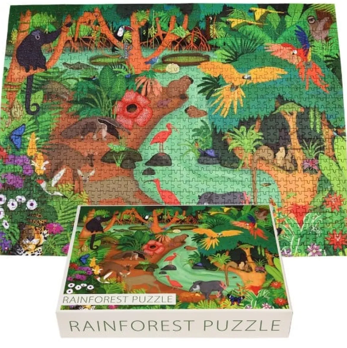Puzzle Rainforest 1000 Teile – Buntes Regenwald-Puzzle