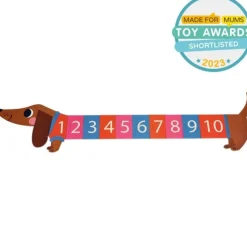 Puzzle Sausage Dog Zahlenpuzzle – Lernspielzeug für Kinder ab 3 Jahren