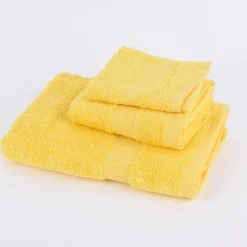Qualitätsfrottee Handtuch 100% Baumwolle 500g/qm gelb