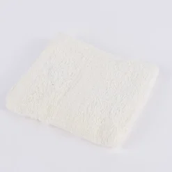 Qualitätsfrottee Handtuch 100% Baumwolle 500g/qm cremeweiß