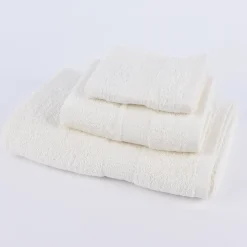 Qualitätsfrottee Handtuch 100% Baumwolle 500g/qm cremeweiß