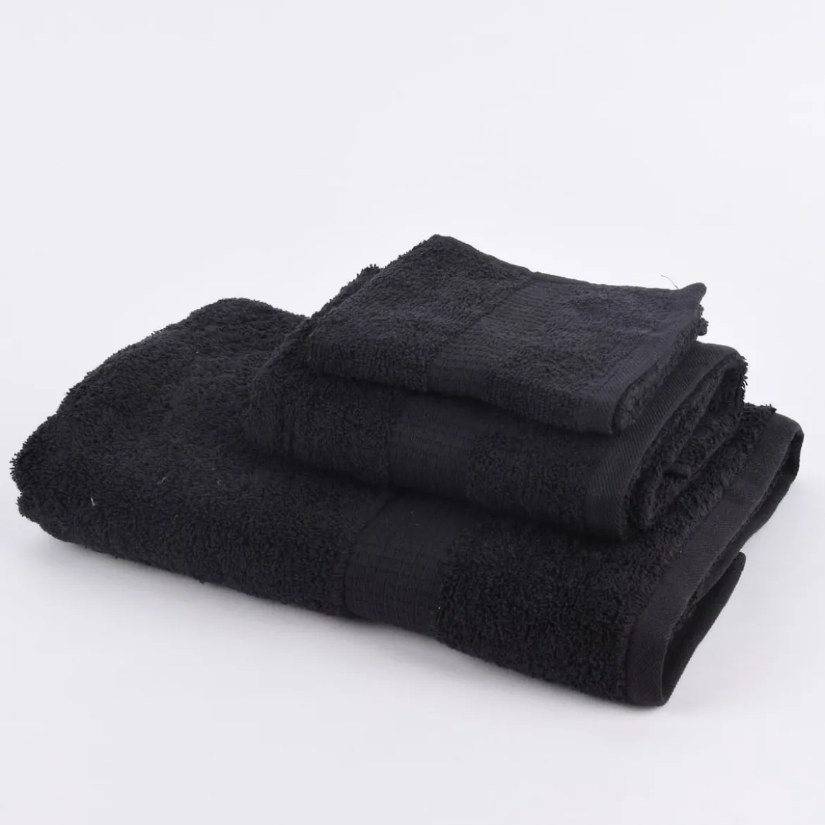 Qualitätsfrottee Handtuch 100% Baumwolle 500g/qm schwarz