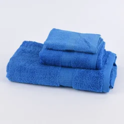 Qualitätsfrottee Handtuch 100% Baumwolle 500g/qm blau