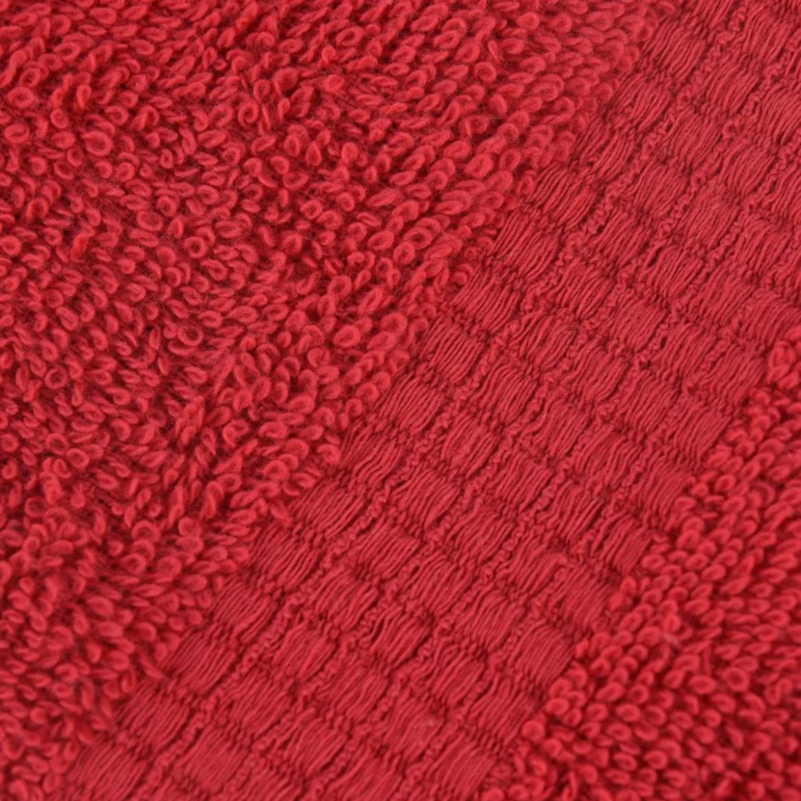 Qualitätsfrottee Handtuch 100% Baumwolle 500g/qm rot