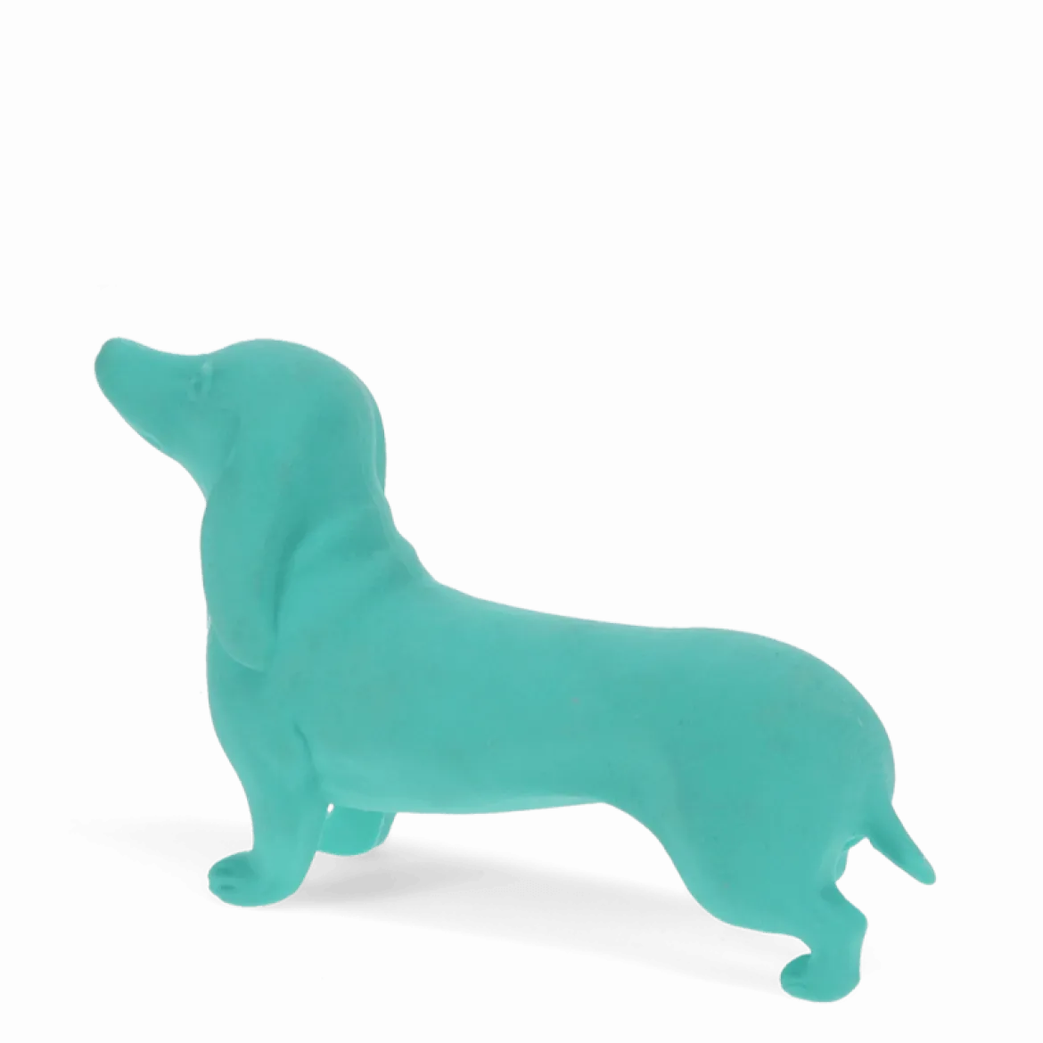 Radiergummi Dackel XXL Sausage Dog türkis 14x3,8x8cm