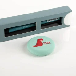 Radiergummi "GRRR..." Dino runder Radiergummi 5,5cm von Grafik Werkstatt