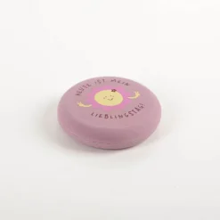 Radiergummi "Heute ist mein Lieblingstag" Blume runder Radiergummi 5,5cm von Grafik Werkstatt