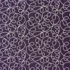 Rasch Dekostoff Gardinenstoff Stickerei Meterware Fly Way aubergine 140cm