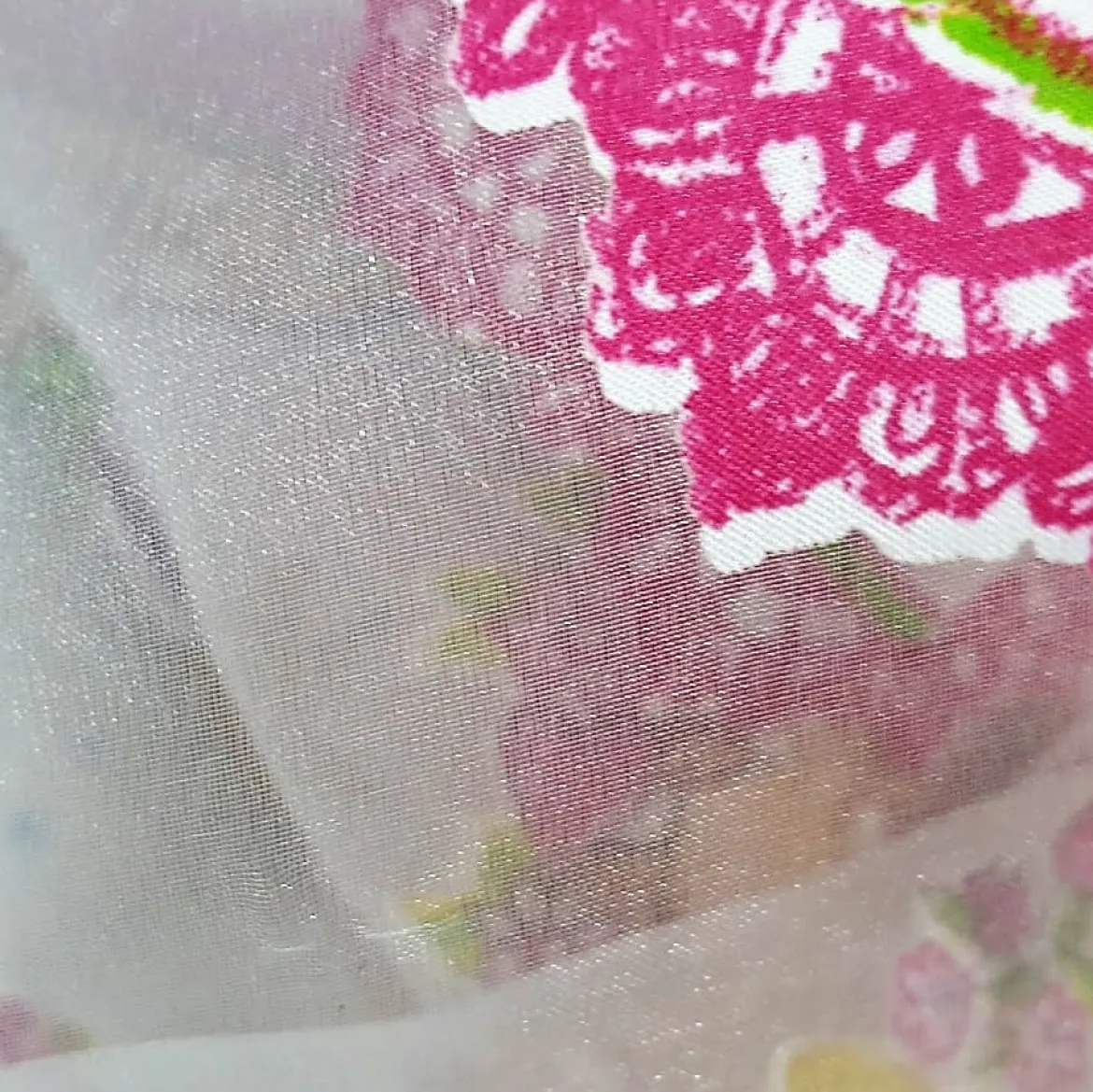 Rasch Gardinenstoff Organza Ausbrenner Prinzessin Lillifee mit Reh weiß pink rosa 300cm