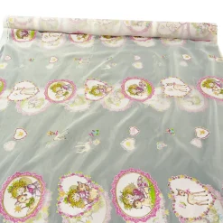 Rasch Gardinenstoff Organza Ausbrenner Prinzessin Lillifee mit Reh weiß pink rosa 300cm