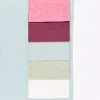 Rasch Textil Dekostoff Baumwolle Leinen Leinenoptik Grace uni meliert hellblau 1,37m Breite