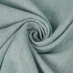 Rasch Textil Dekostoff Baumwolle Leinen Leinenoptik Grace uni meliert hellblau 1,37m Breite