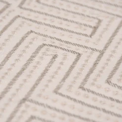 Rasch Textil Dekostoff Gardinenstoff Stickerei Grafik Arusha beige 1,4m Breite