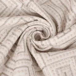 Rasch Textil Dekostoff Gardinenstoff Stickerei Grafik Arusha beige 1,4m Breite