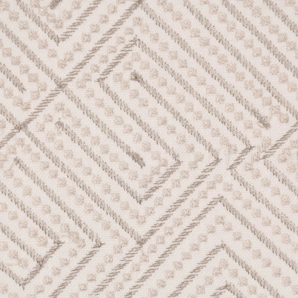 Rasch Textil Dekostoff Gardinenstoff Stickerei Grafik Arusha beige 1,4m Breite
