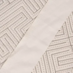Rasch Textil Dekostoff Gardinenstoff Stickerei Grafik Arusha beige 1,4m Breite