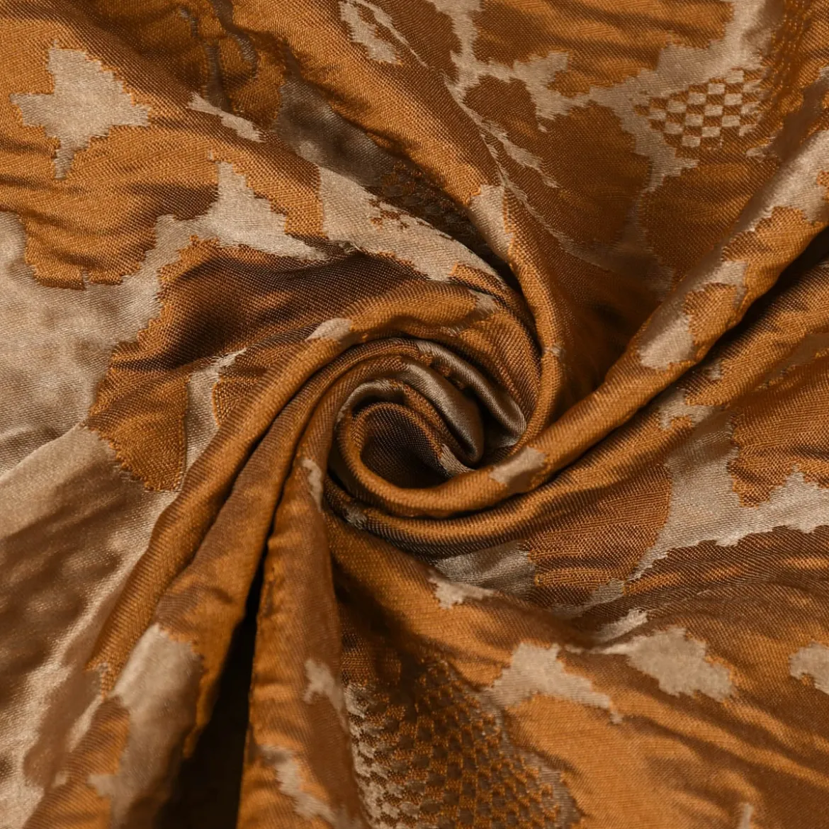 Rasch Textil Dekostoff Gardinenstoff Diva Barock Ornamente messing 290cm