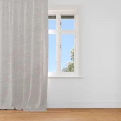 Rasch Textil Dekostoff Gardinenstoff Rio raumhoch meliert steingrau 280cm