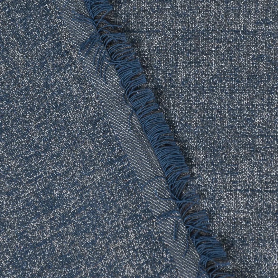 Rasch Textil Dekostoff Gardinenstoff Rio raumhoch meliert blau 280cm