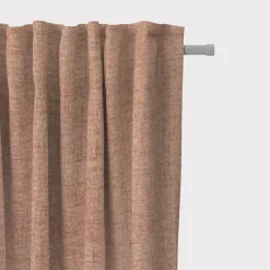 Rasch Textil Dekostoff Gardinenstoff Rio raumhoch meliert terracotta 280cm