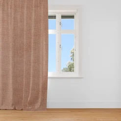 Rasch Textil Dekostoff Gardinenstoff Rio raumhoch meliert terracotta 280cm