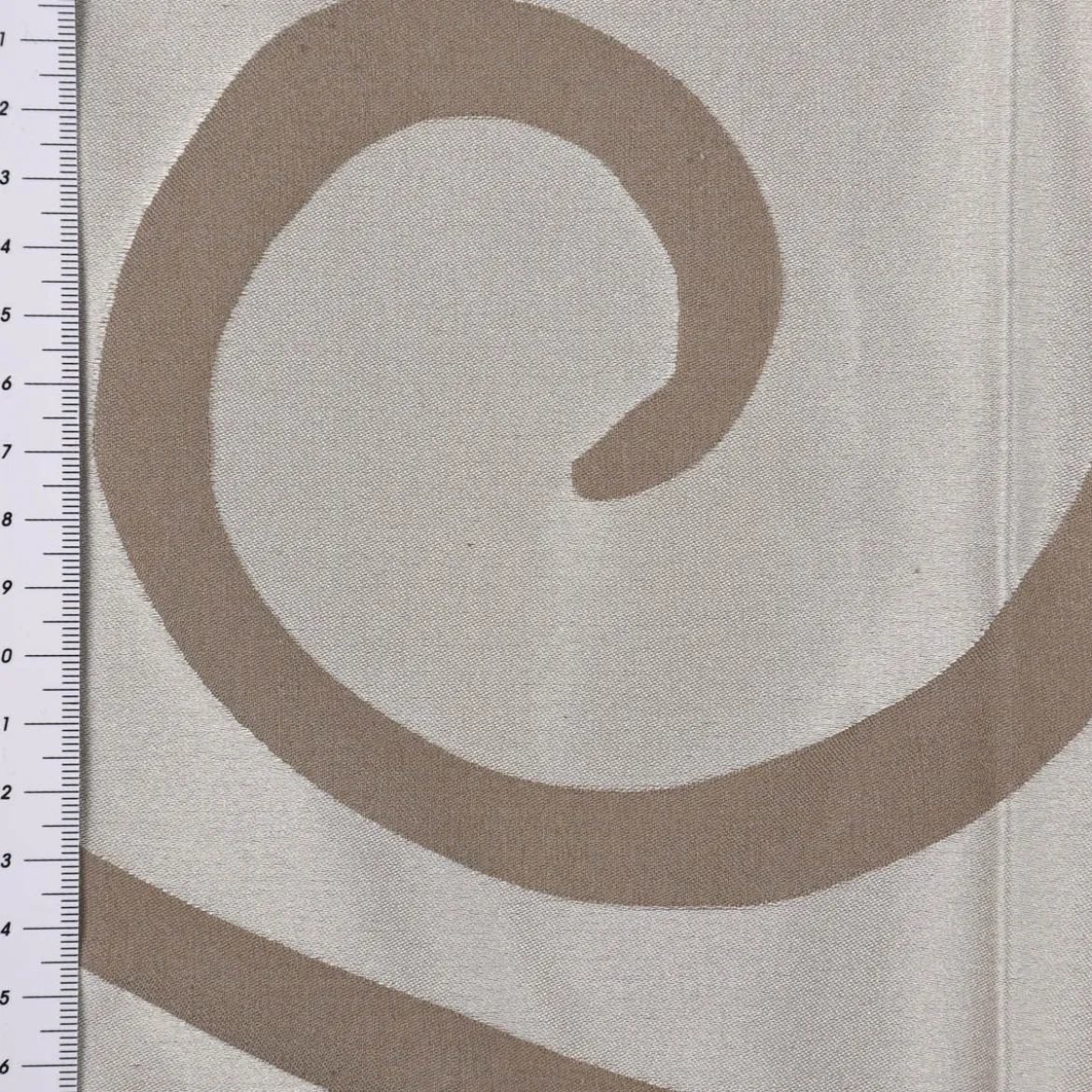 Rasch Textil Dekostoff Gardinenstoff raumhoch Curl Ranken Schnörkel grau 300cm